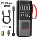 Car Inflator Pump Outdoor Convenient Car Wireless Inflator Pump Digital Tire Pressure Car Tire Electric Pump