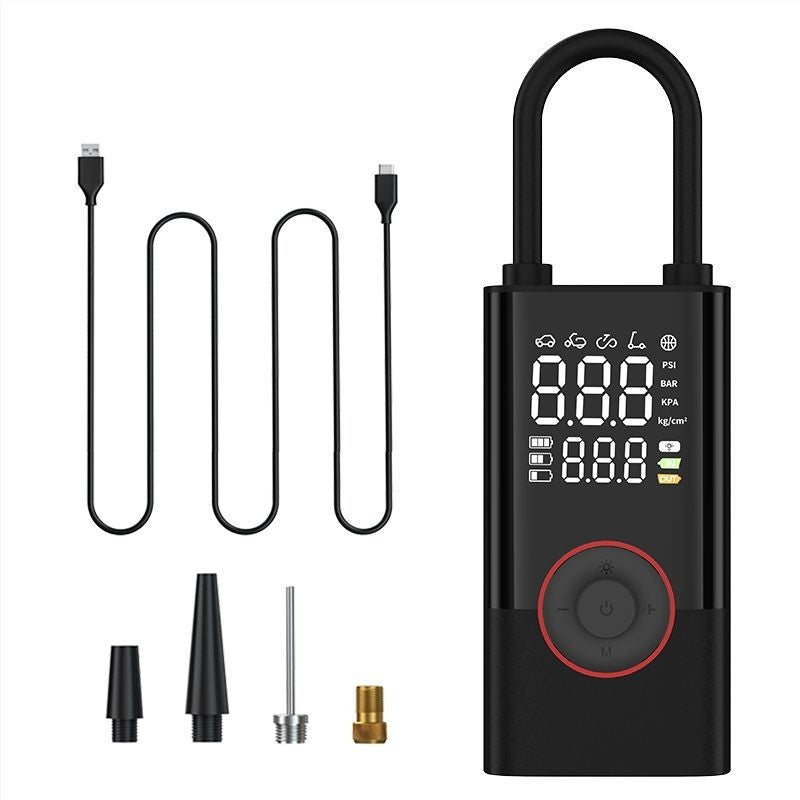 Cross-border portable air pump, mini bike, electric tire, pump, handheld, charging, dual-purpose car inflatable