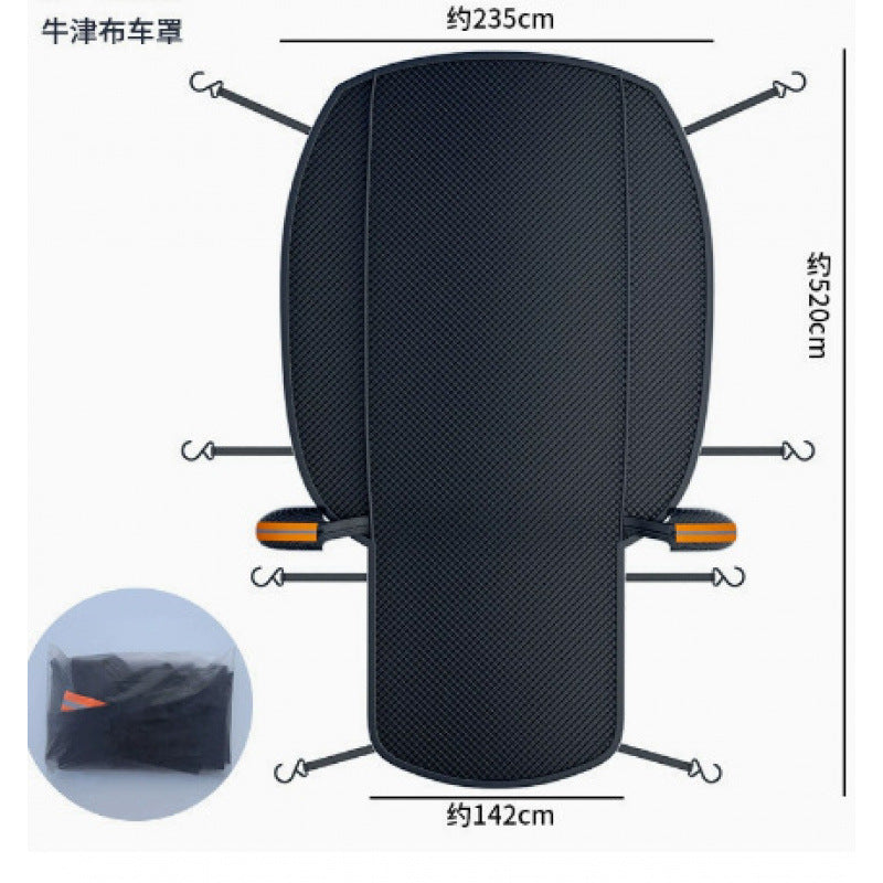 Cross-border best-selling car snow shield, winter snow and frost protection, half-cover car cover, front windshield, sun protection, magnetic snow shield