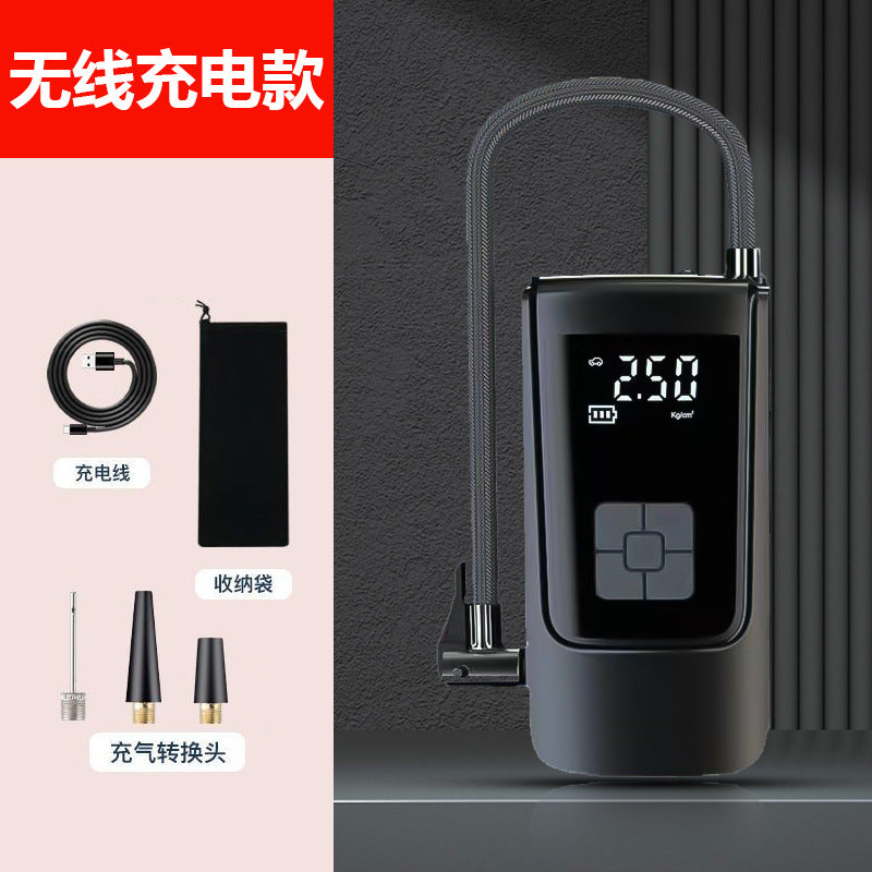 [Kuangjin Exclusive] Portable car, off-road vehicle, bicycle, onboard air pump, wireless dual-mode air pump