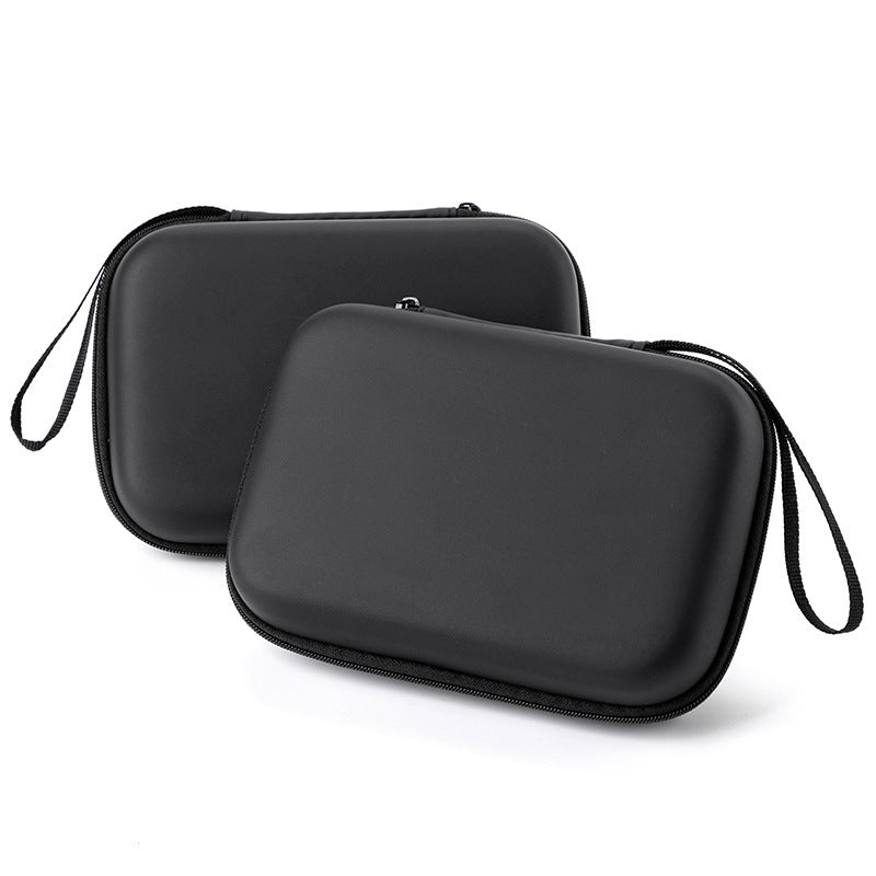 Car air pump leather box, portable air pump storage bag, leather packaging box for automotive emergency tools