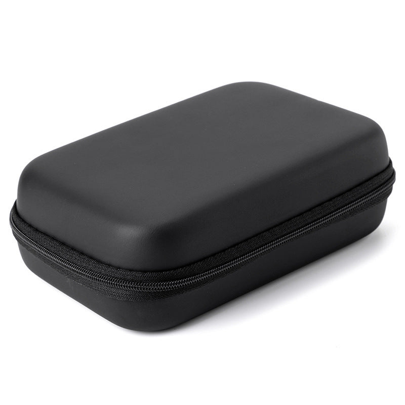Car air pump leather box, portable air pump storage bag, leather packaging box for automotive emergency tools