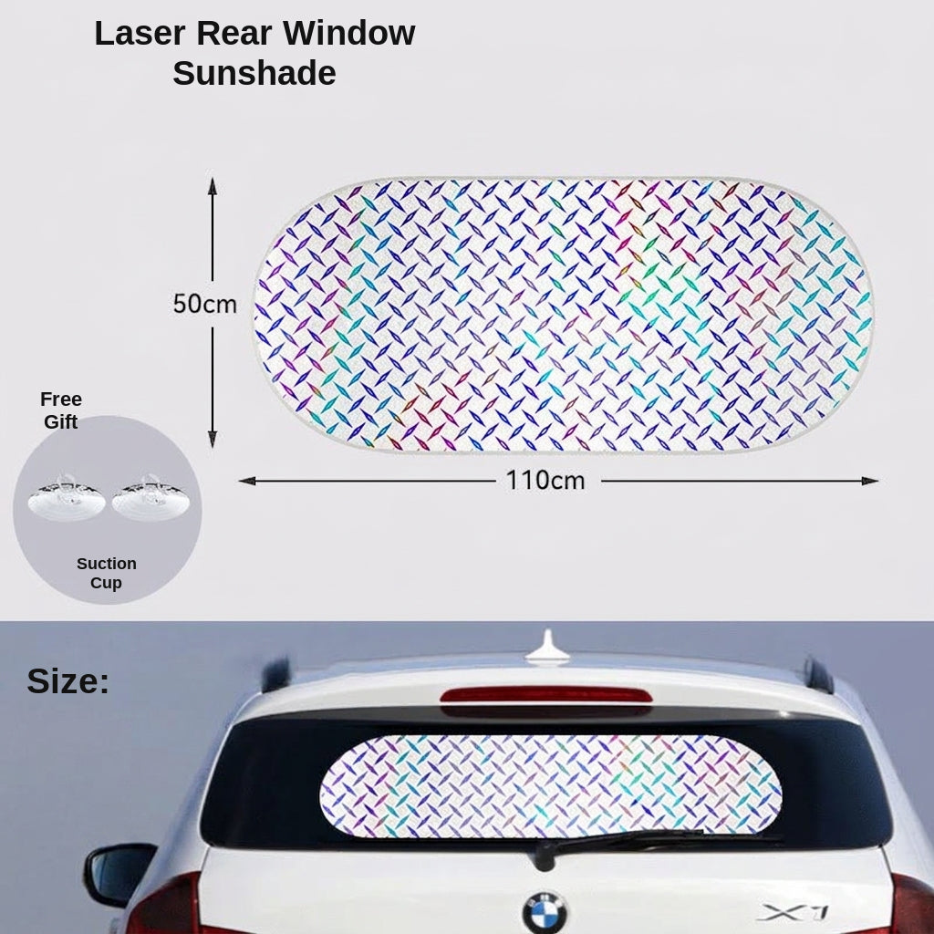 Car sunshade laser type sun protection and heat insulation summer sunshade car front windshield window sun gear