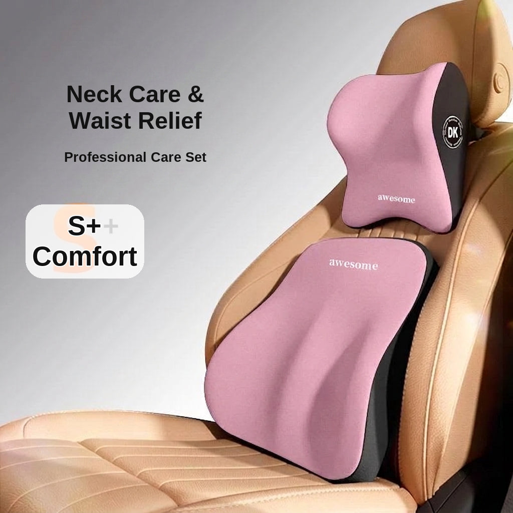 Car headrest, lumbar support, high-quality neck pillow, special pillow in the car, lumbar support, seat backrest, car supplies