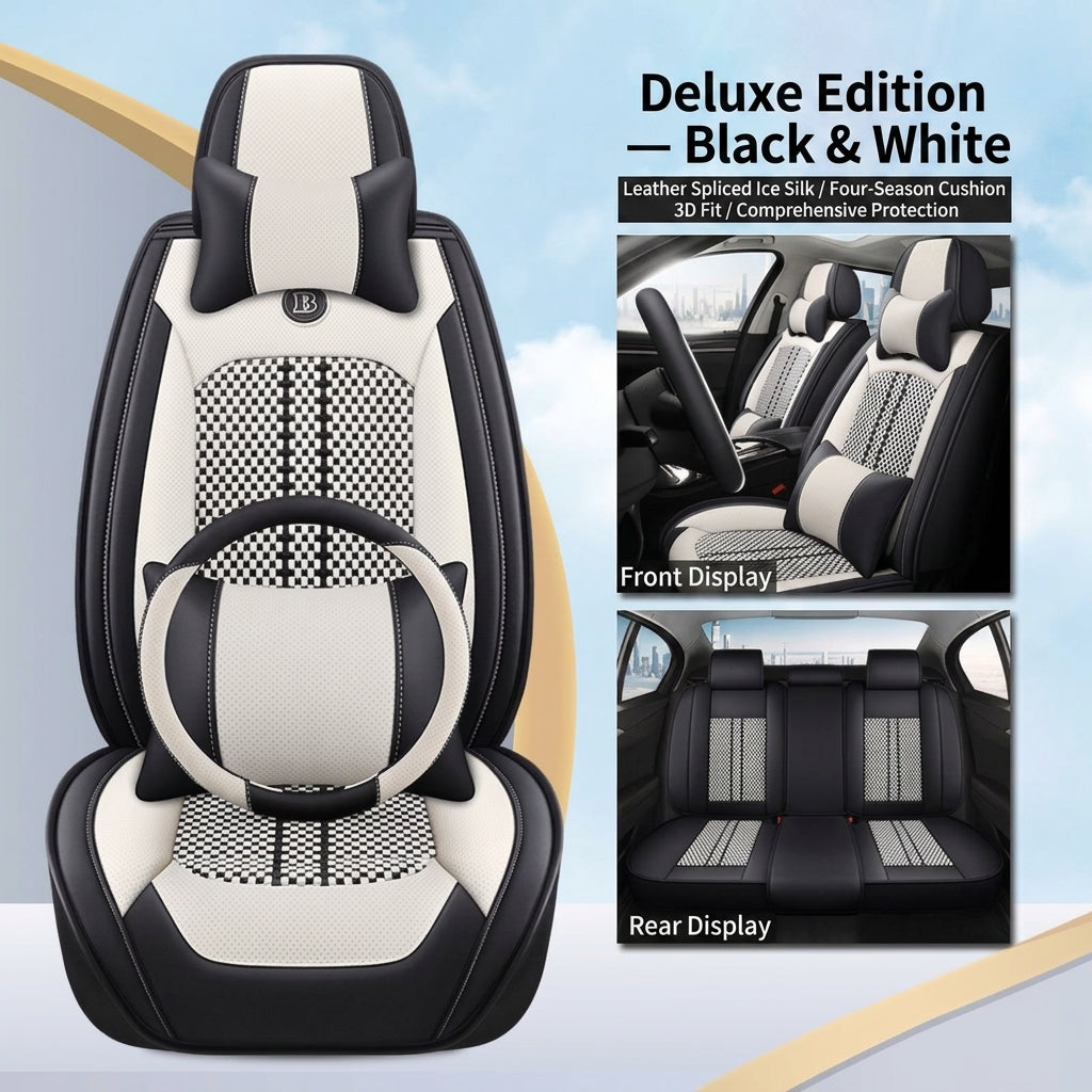 Car Seat Cushion Leather Seat Cover Seat Cushion All Inclusive Four Seasons 24 New Car Cover Seat Cover Leather Four Seasons All Inclusive