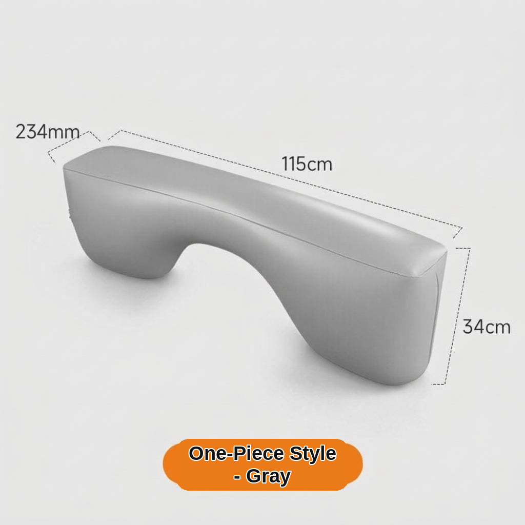 Car inflatable bed footrest rear seat gap pad, car and sedan rear seat gap pad, inflatable interior rest filling pad
