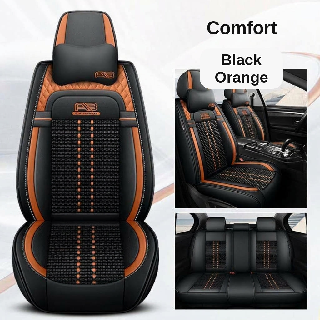 Car seat cushion new all-enclosed special seat cover four seasons universal leather seat cover summer ice silk cartoon seat cushion cover