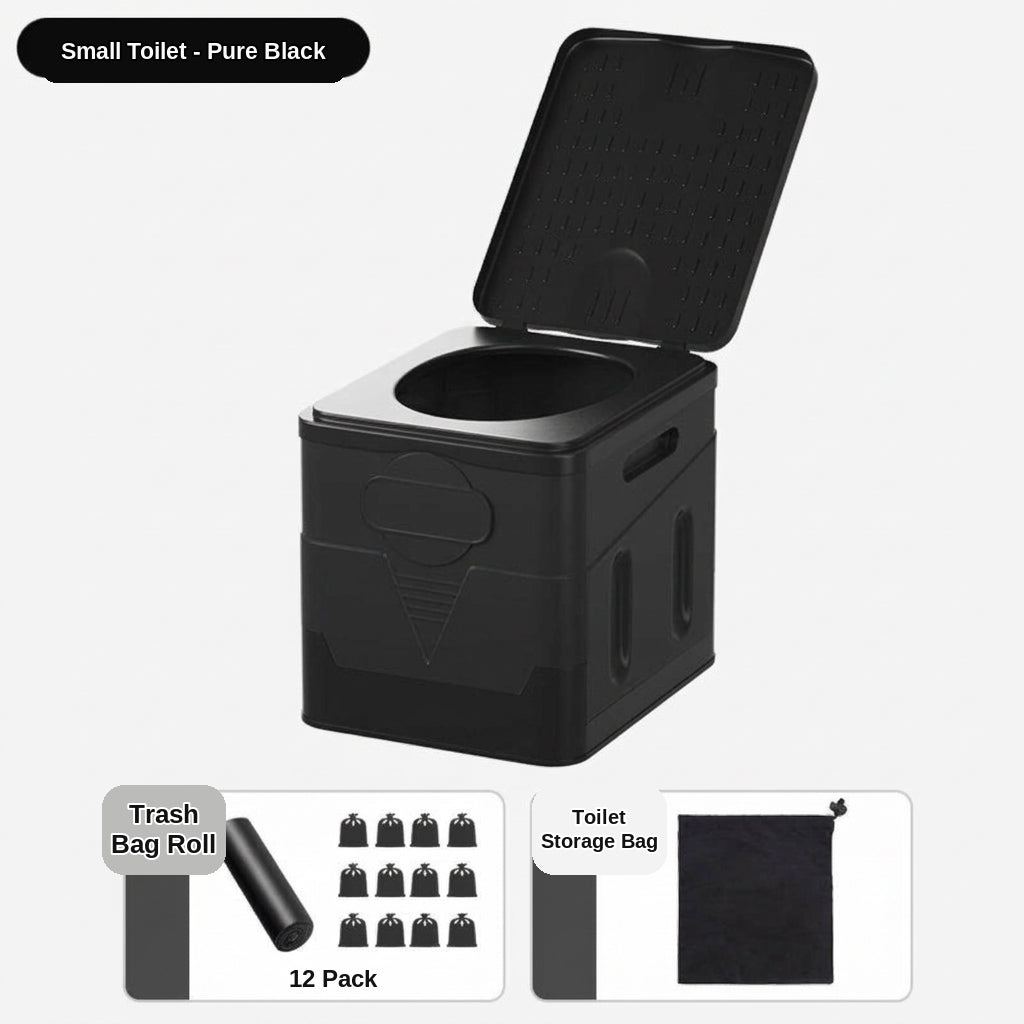 [In Stock Wholesale] Foldable Toilet, Foldable Portable Toilet, Outdoor Camping Van-mounted Toilet, Emergency Toilet