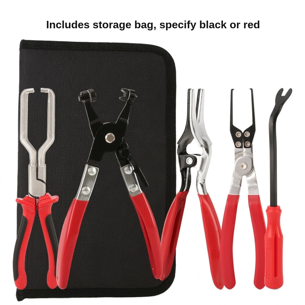 Cross-border automotive repair tool sets, gasoline pipe joint disassembly pliers, car ring separators, pipe bundle pliers, wholesale