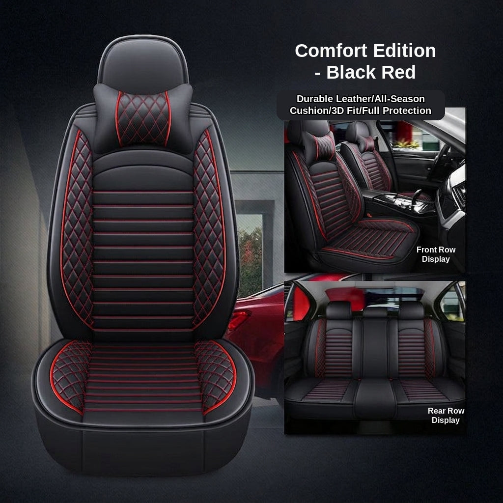 New all-season universal cartoon car seat cushion wholesale, premium feel, full leather, full coverage for small passenger car seat cushions