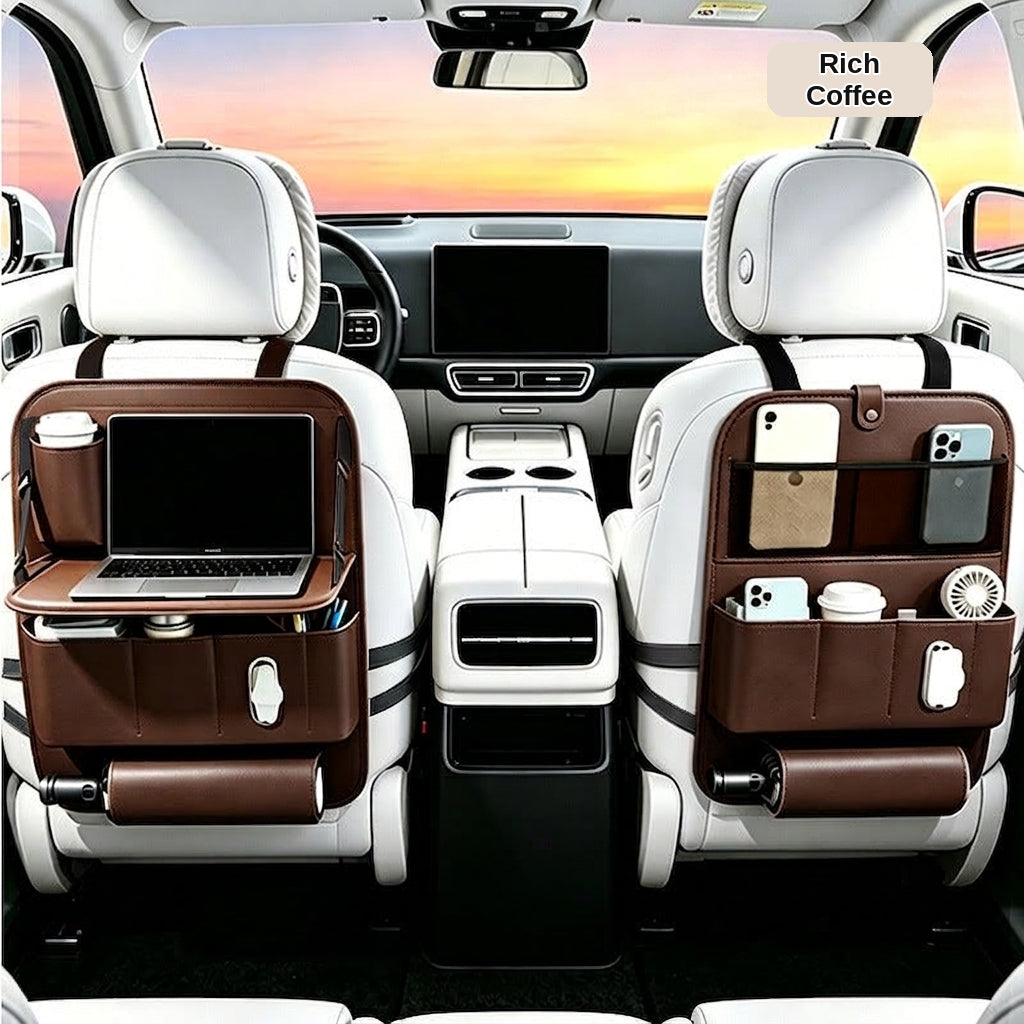Car seat back storage bag, car hanging bag, small tabletop board seat, rear seat rear seat storage box, storage bag