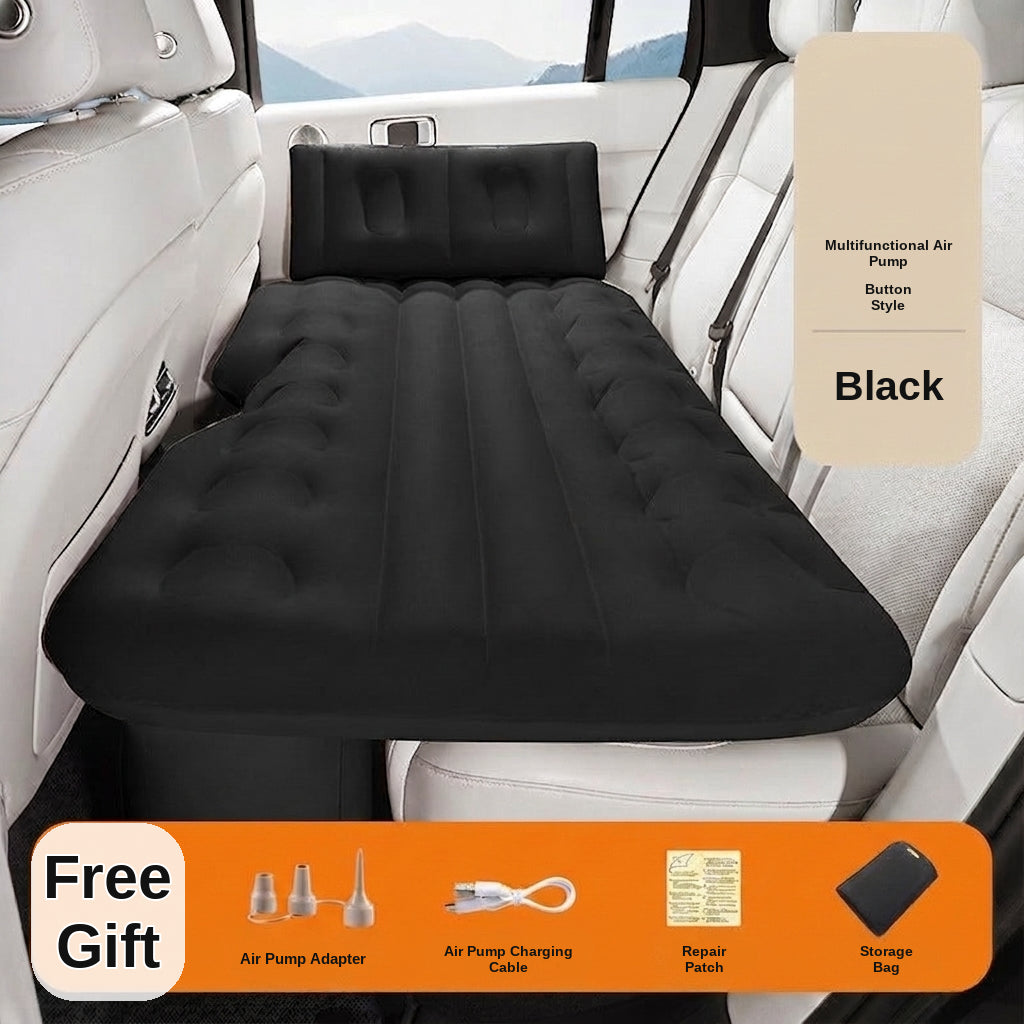 Car rear sleeping automatic travel mattress sedan air mattress car sleeping in the car portable intelligent AI car inflatable bed