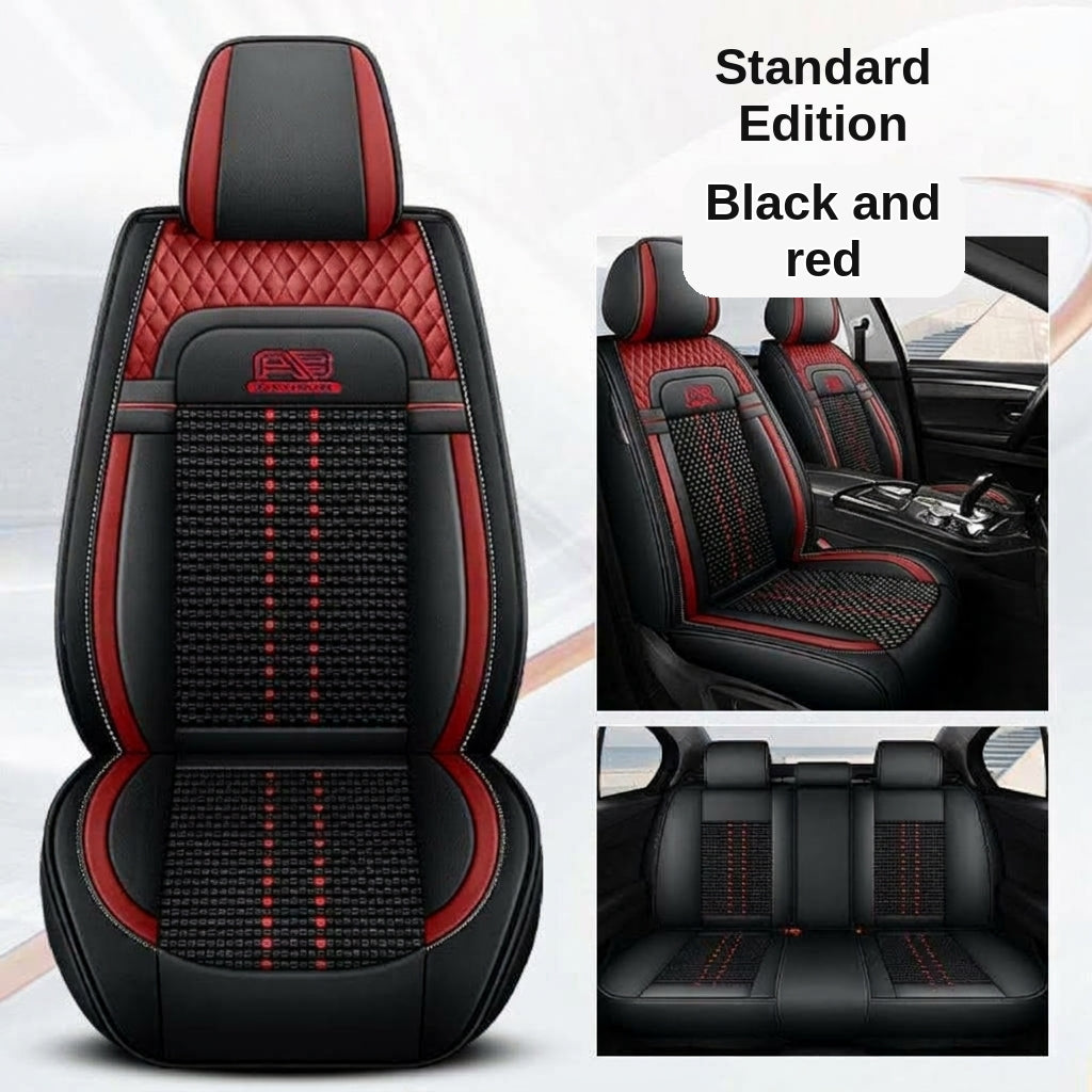 Car seat cushion new all-enclosed special seat cover four seasons universal leather seat cover summer ice silk cartoon seat cushion cover