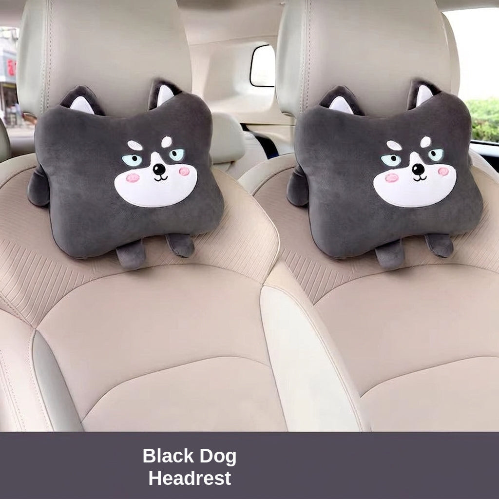 Car lumbar support, driver's seat backrest cushion, car headrest, lumbar support pad, internet-famous women's driving lumbar support tool
