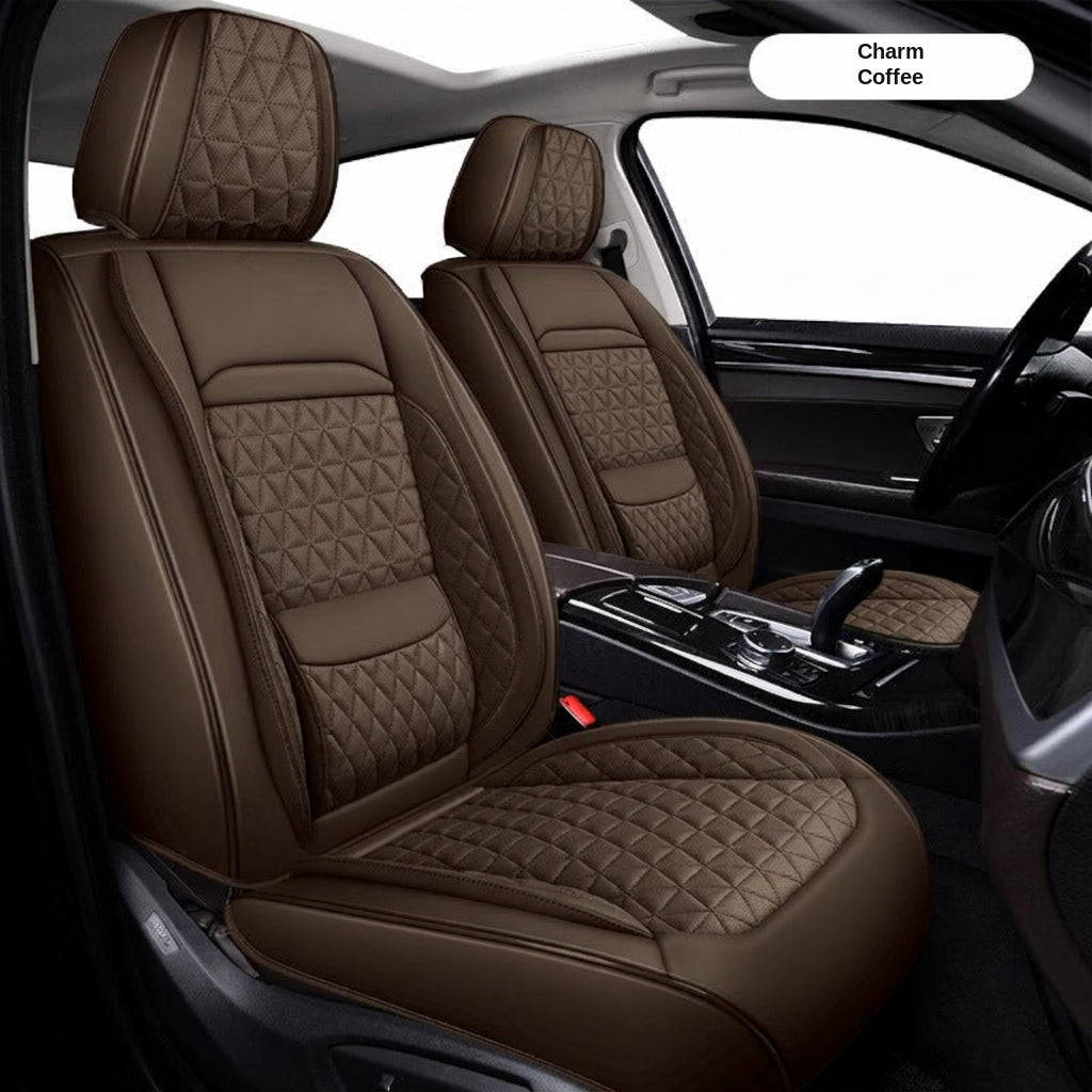 2025 new all-leather fixed lumbar wing Nappa leather car cushion all-season universal full-enveloping seat cover