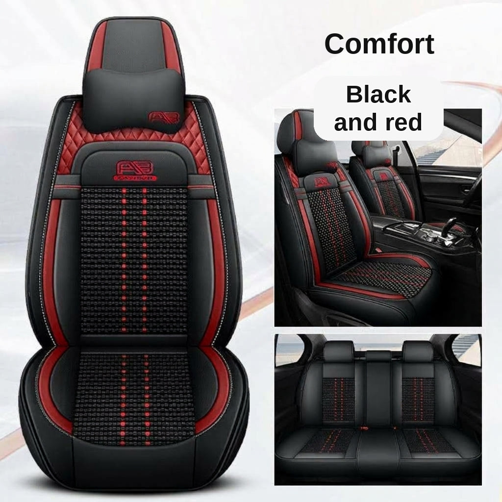 Car seat cushion new all-enclosed special seat cover four seasons universal leather seat cover summer ice silk cartoon seat cushion cover