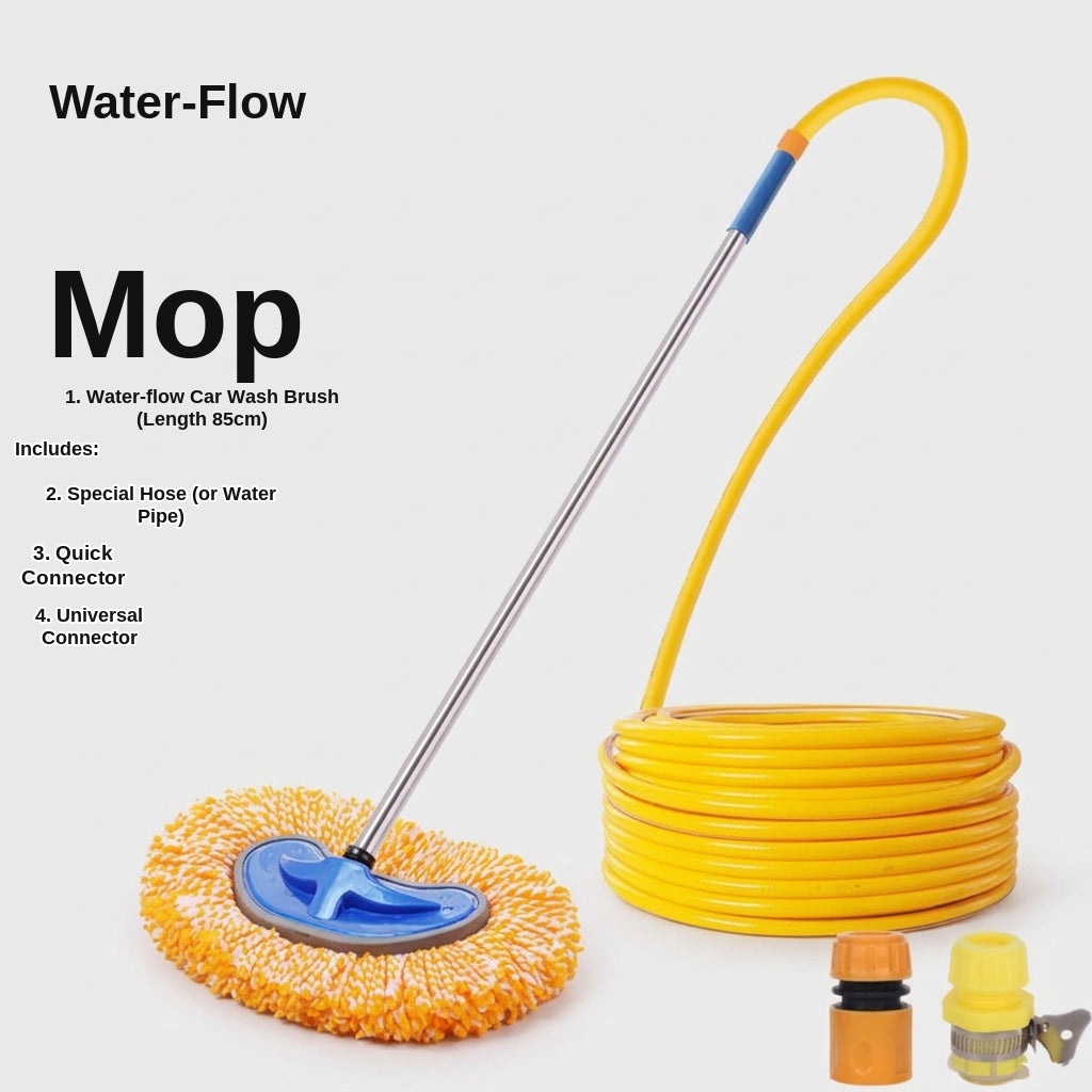 Car Wash Brush with Water Feed System