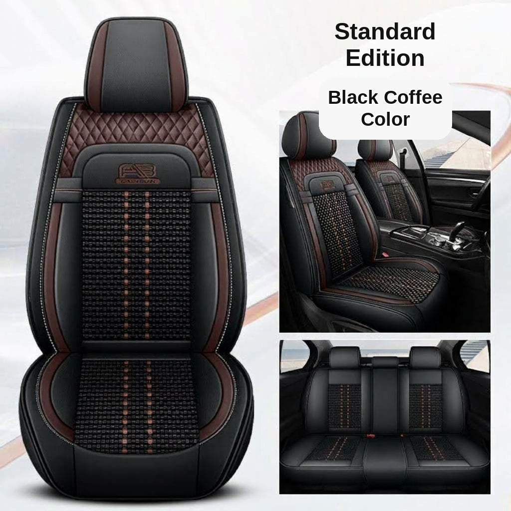 Car seat cushion new all-enclosed special seat cover four seasons universal leather seat cover summer ice silk cartoon seat cushion cover
