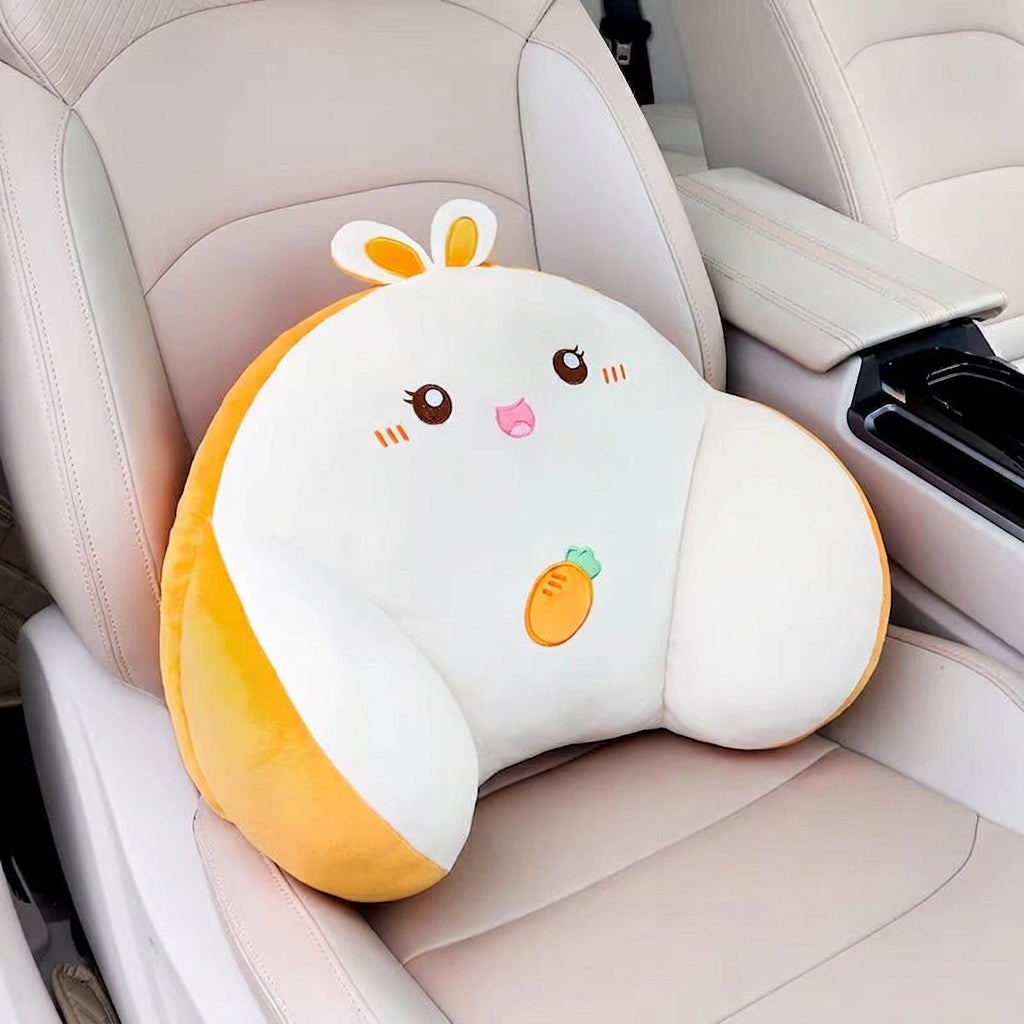 Car lumbar support, driver's seat backrest cushion, car headrest, lumbar support pad, internet-famous women's driving lumbar support tool