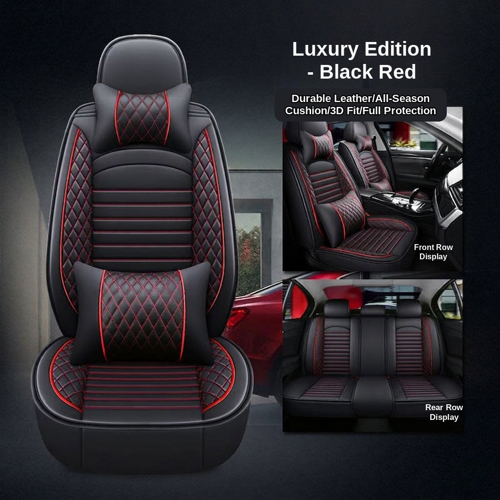 New all-season universal cartoon car seat cushion wholesale, premium feel, full leather, full coverage for small passenger car seat cushions