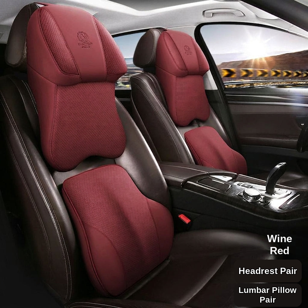 [Full leather on both sides] aviation-grade car neck pillow, memory foam, neck pillow, neck pillow in the car, car seat, neck pillow