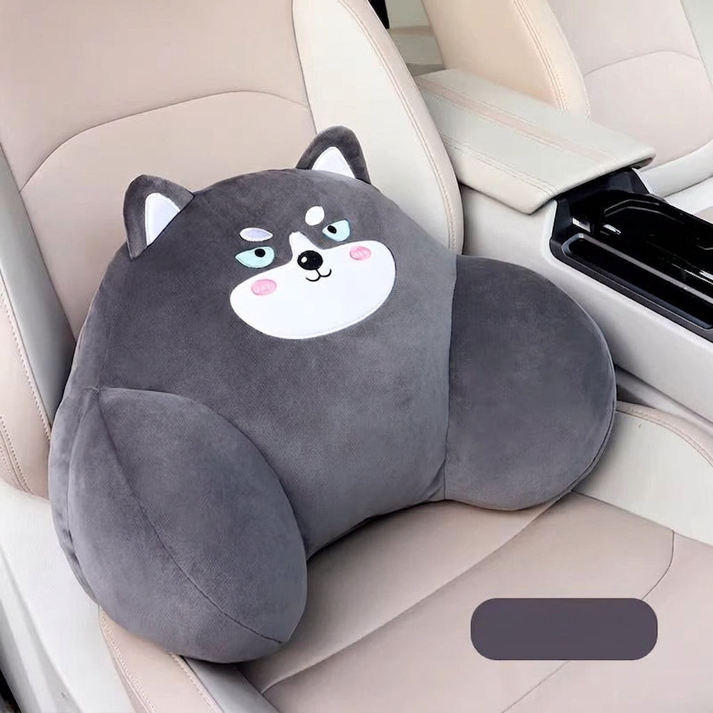Car lumbar support, driver's seat backrest cushion, car headrest, lumbar support pad, internet-famous women's driving lumbar support tool