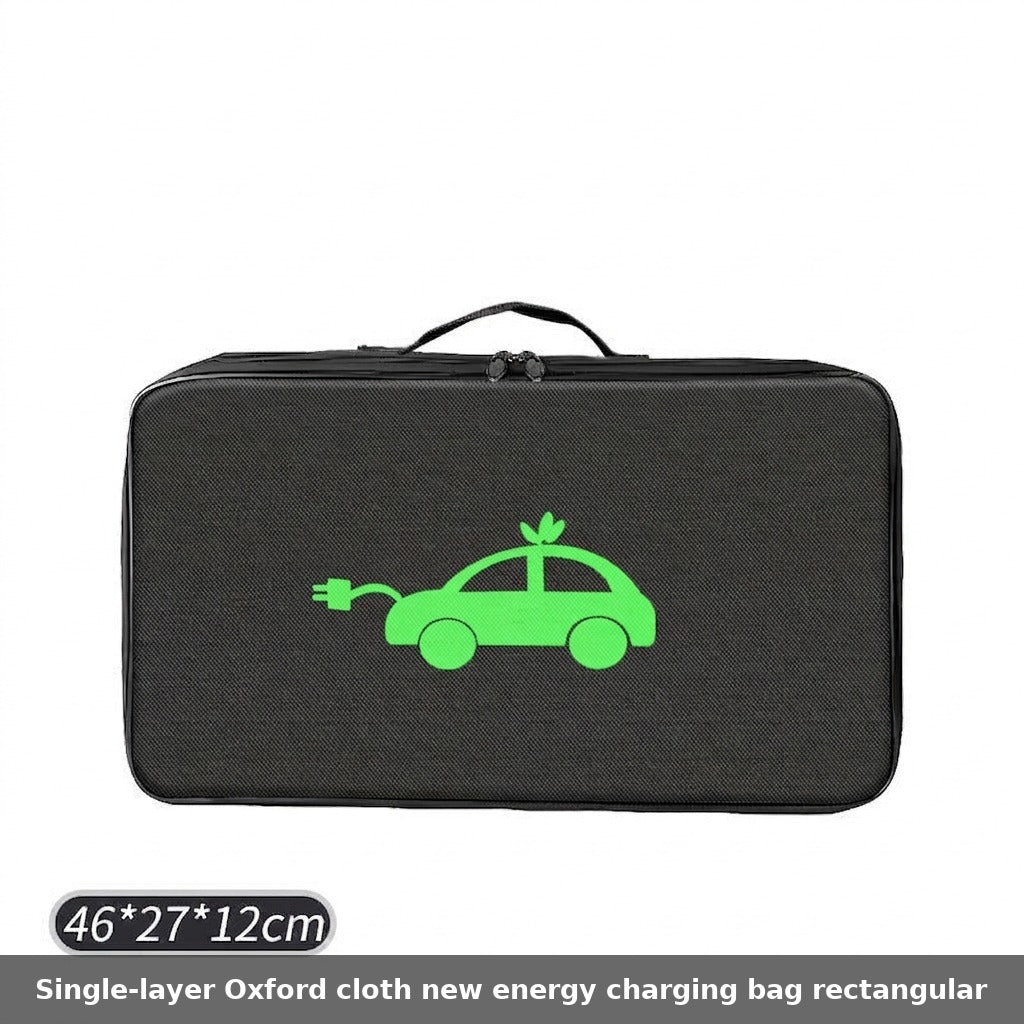 Charging gun storage bag, car charger storage bag, logo-printed waterproof charging gun bag, new energy vehicle bag