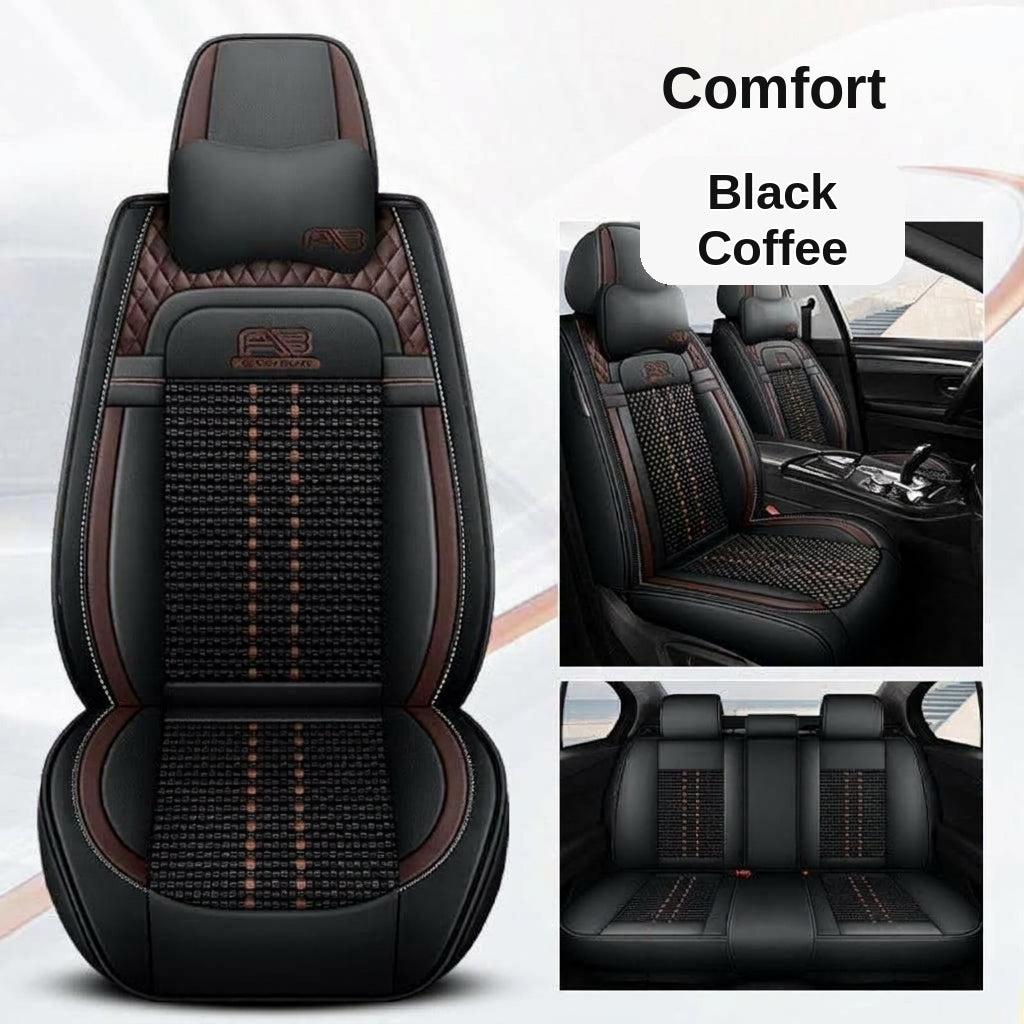 Car seat cushion new all-enclosed special seat cover four seasons universal leather seat cover summer ice silk cartoon seat cushion cover