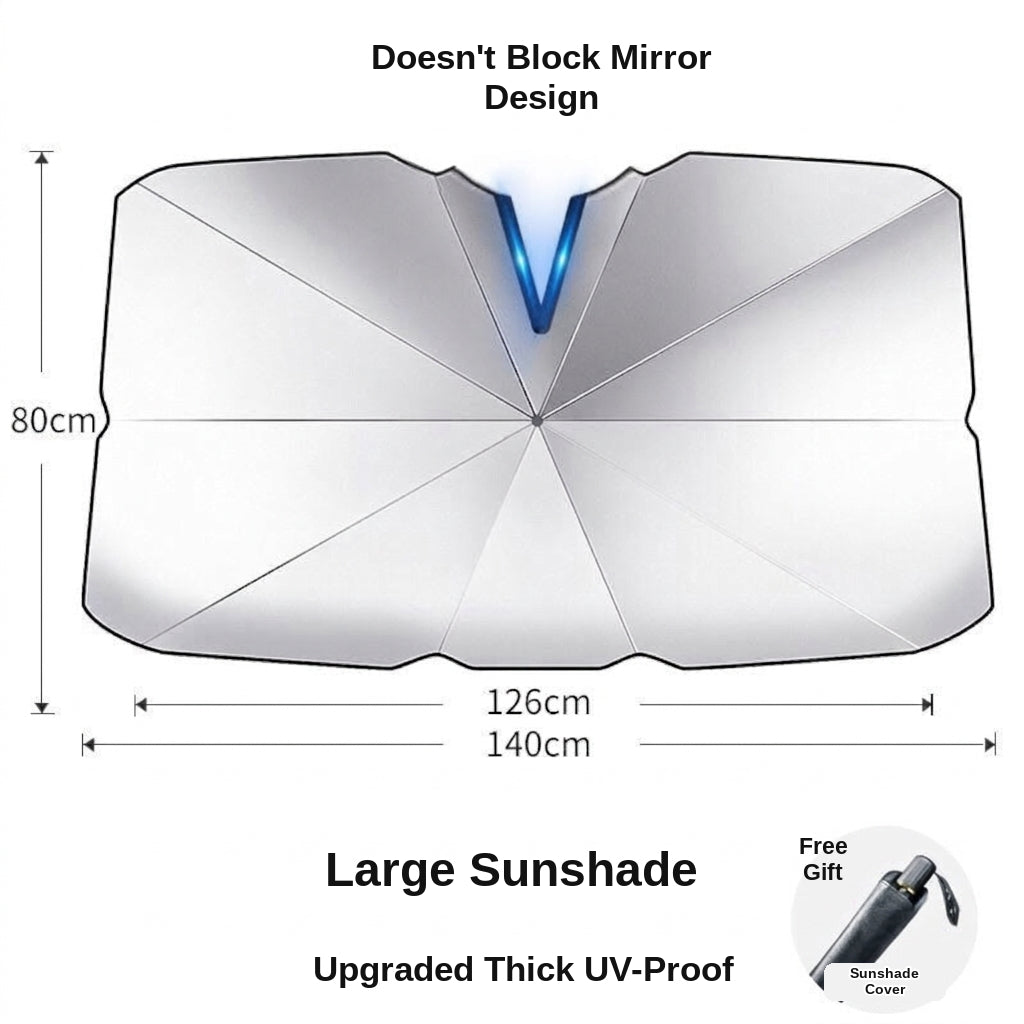 Car Windshield Sunshade Umbrella, UV Protection
