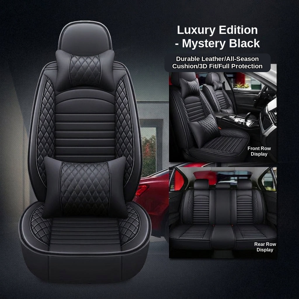 New all-season universal cartoon car seat cushion wholesale, premium feel, full leather, full coverage for small passenger car seat cushions
