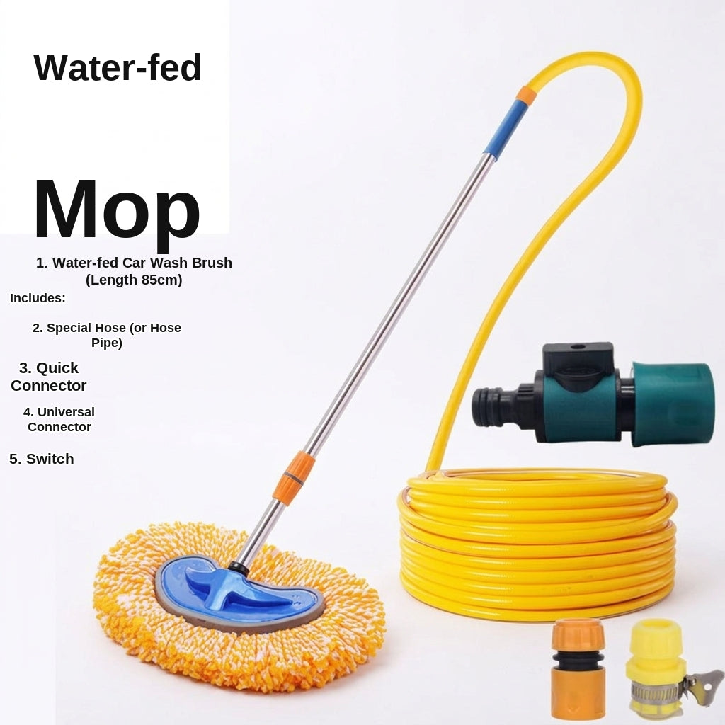 Car Wash Brush with Water Feed System