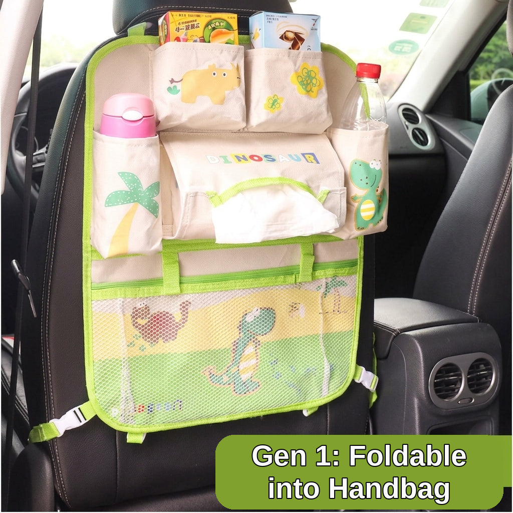 New car seat back bag, Japanese cartoon cute multifunctional storage bag, baby supplies, car storage hanging bag