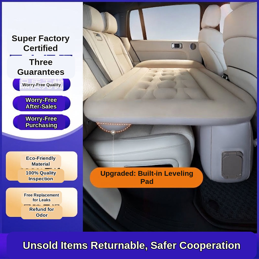 26 New Rear Seat Sleeping Essentials with Leveling Pad for Travel, Outings, Spring Outings, Outdoor Car Inflatable Bed