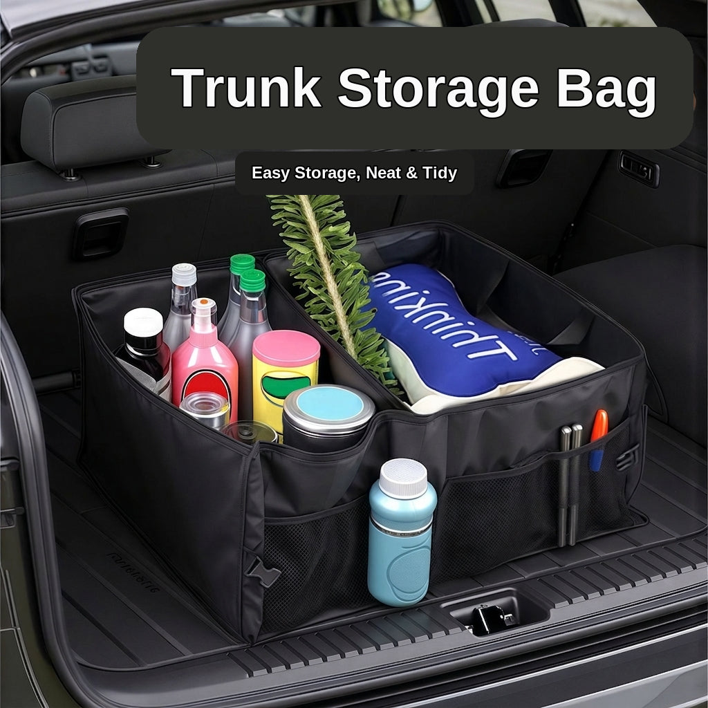 Cross-border cargo source: Oxford cloth for cars, trunk storage bags, multifunctional foldable storage boxes for car use, storage boxes