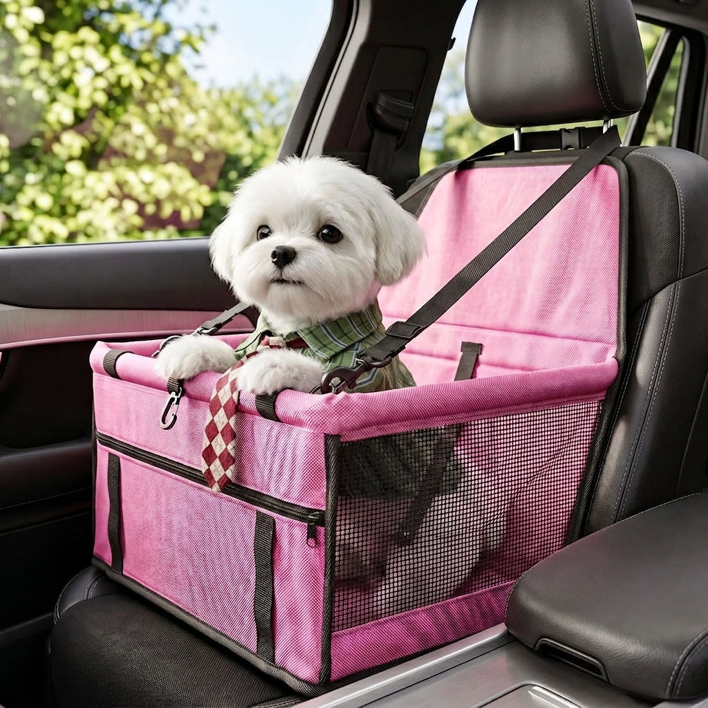 Cross-border bestseller breathable mesh pet car mat hanging bag, pet car carrier waterproof car dirt mat, dog anti-collapse