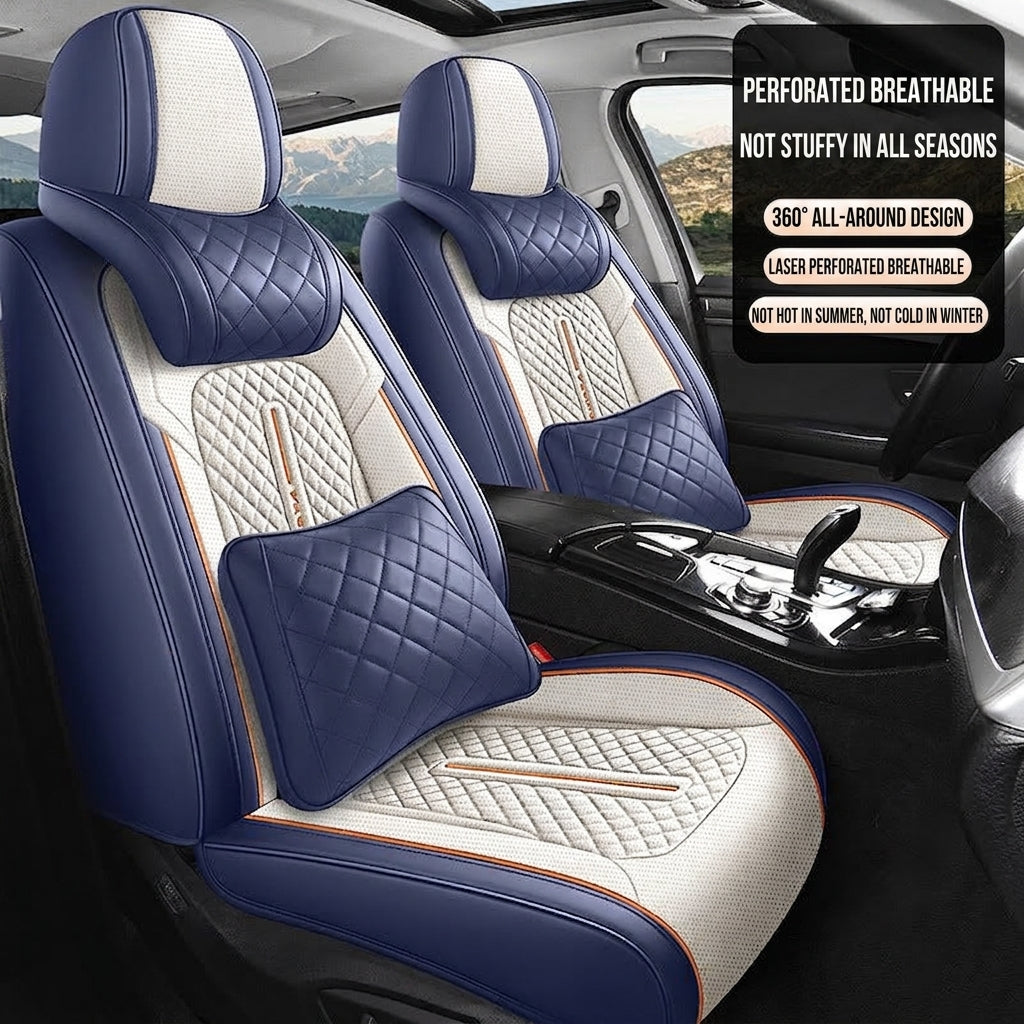 New car seat cushions fully covered, all-season universal seat covers, all five seats, full leather, high-quality seat covers sold directly from the manufacturer