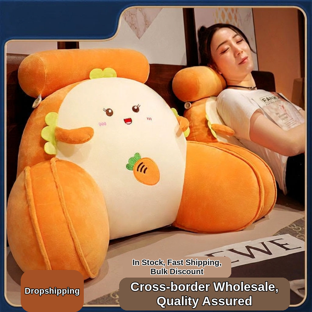 Bedside soft bag large backrest waist cushion dormitory bed backrest cushion office pillow tatami sofa pillow