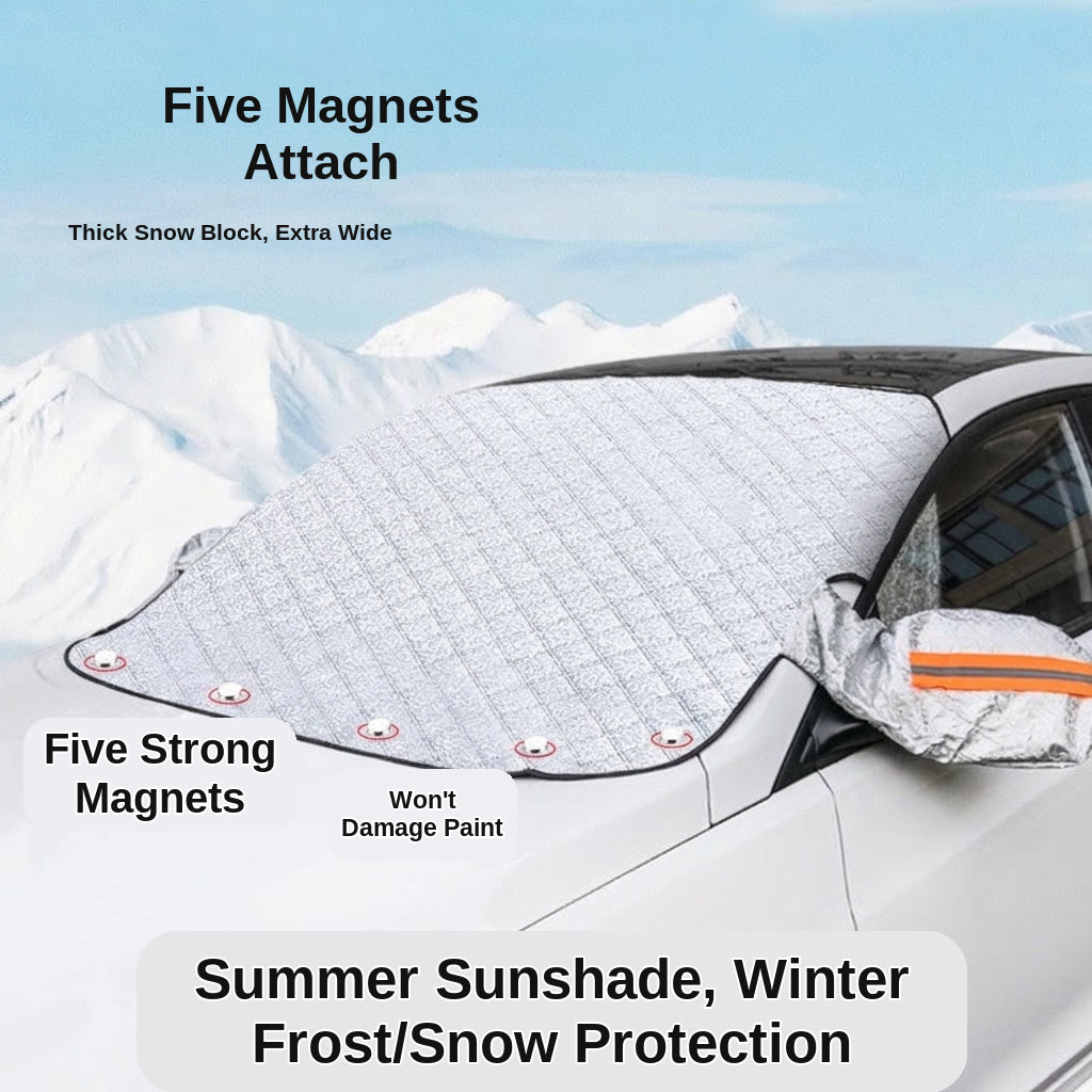 Car Windshield Snow Cover - Frost & Sun Protection