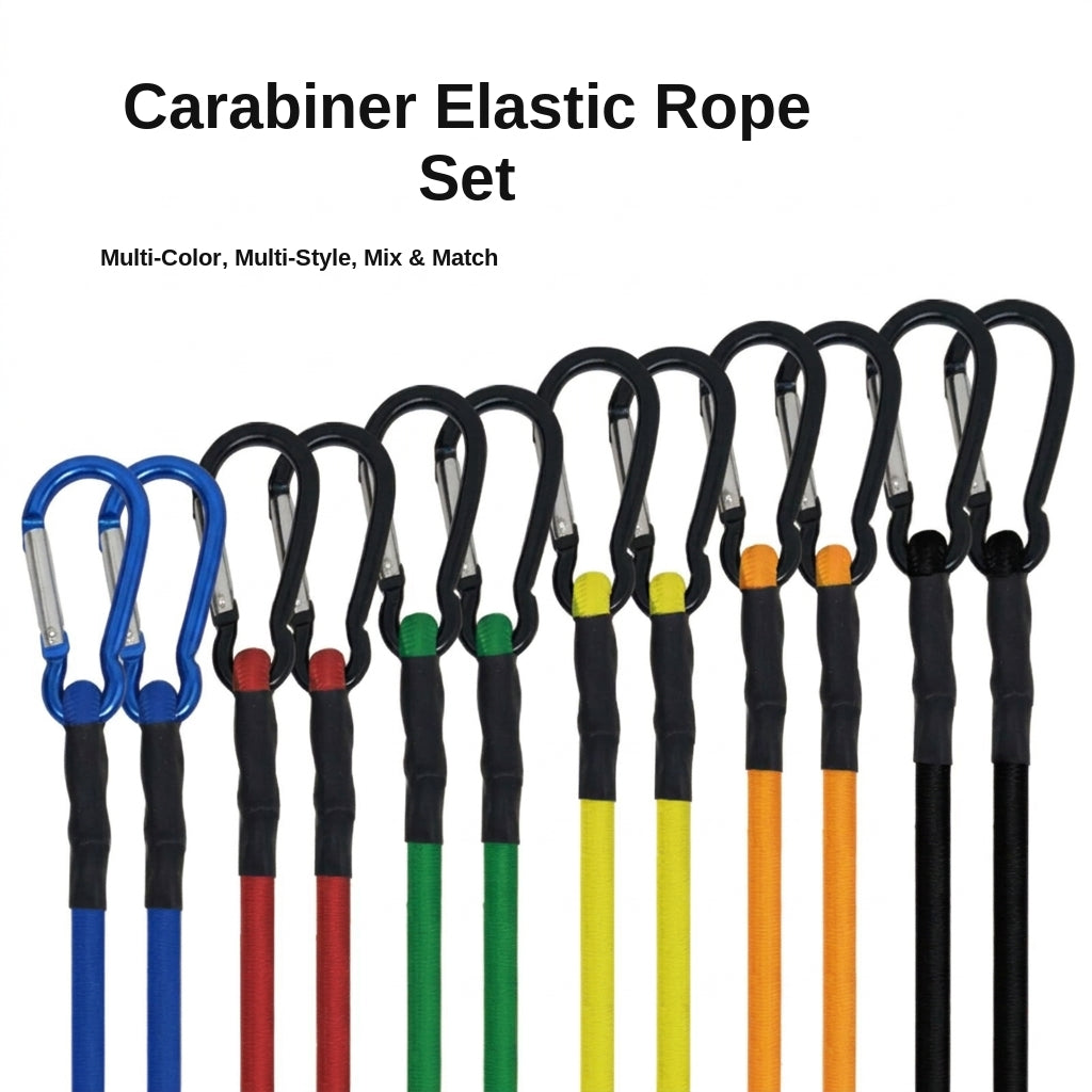 Luggage Strap & Carabiner Combo Set