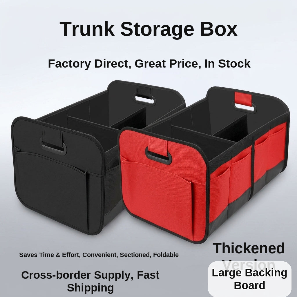 Cross-border car storage box trunk storage box oxford cloth storage box large capacity foldable spot wholesale
