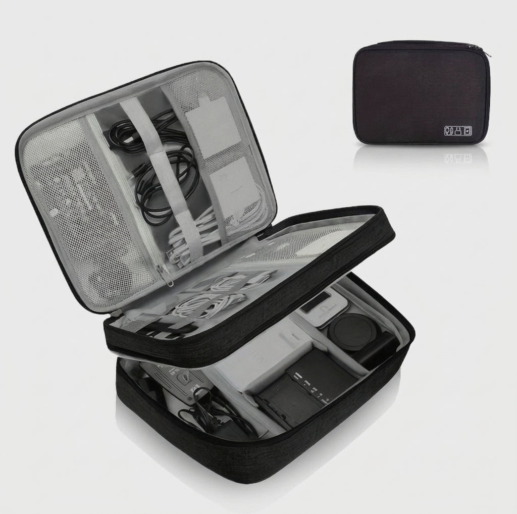 Travel Cable Storage Organizer Bag, Waterproof