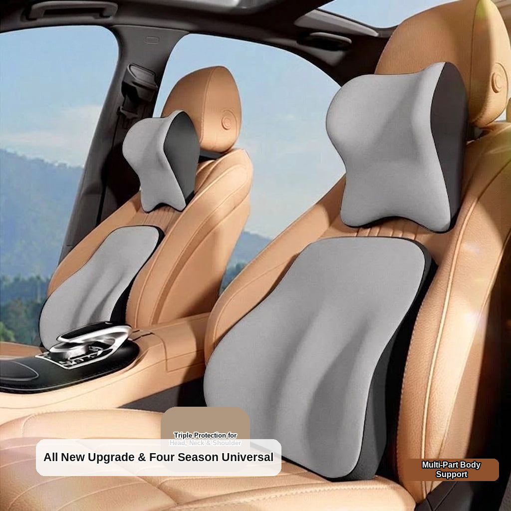 Car headrest, lumbar support, high-quality neck pillow, special pillow in the car, lumbar support, seat backrest, car supplies