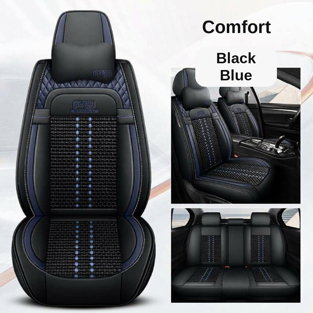 Car seat cushion new all-enclosed special seat cover four seasons universal leather seat cover summer ice silk cartoon seat cushion cover