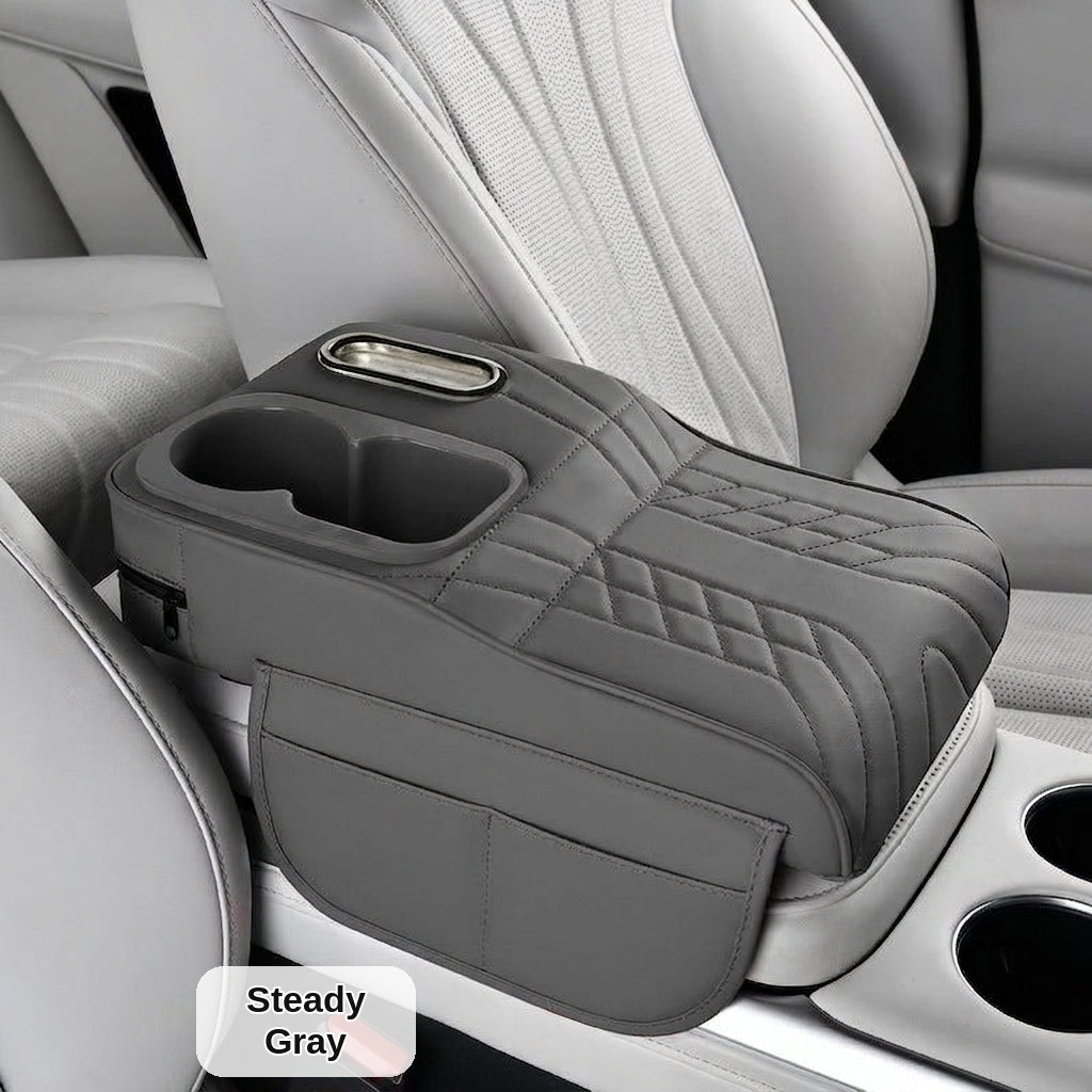 Armrest box raised pad, car cup holder, tissue box (Huotong Global · Light Custom) universal microfiber leather