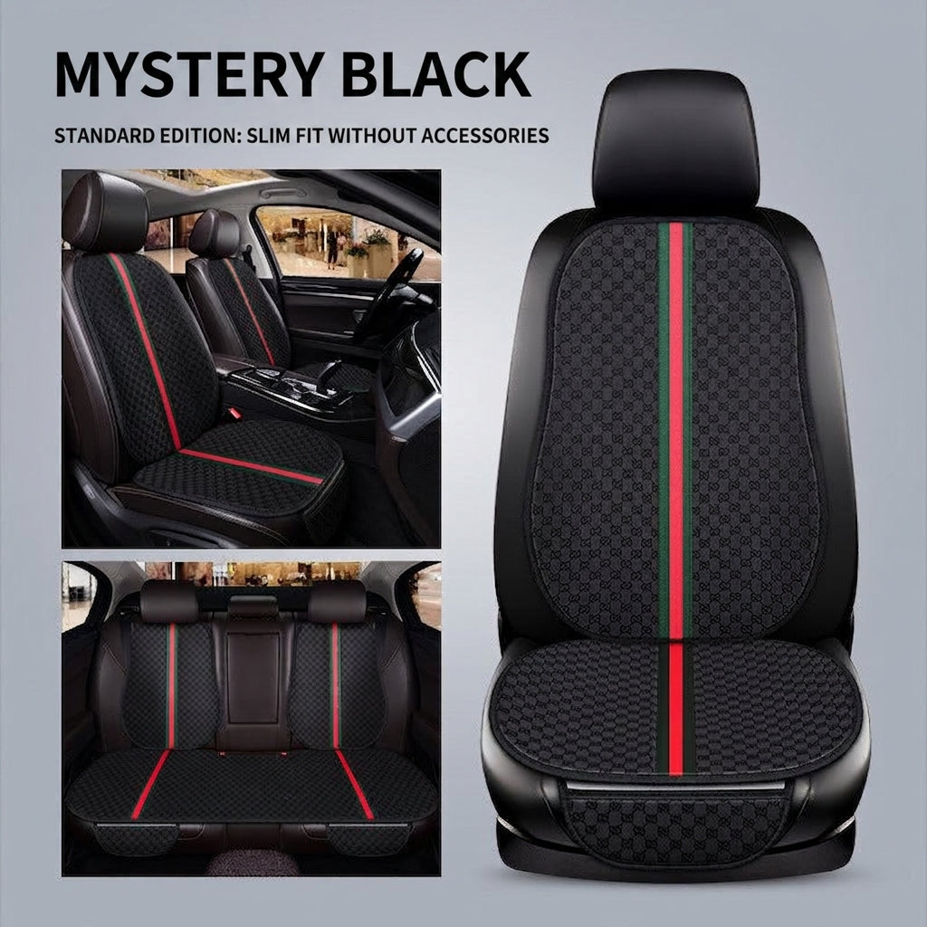 Car seat cushion all-season universal Kuqi three-piece set