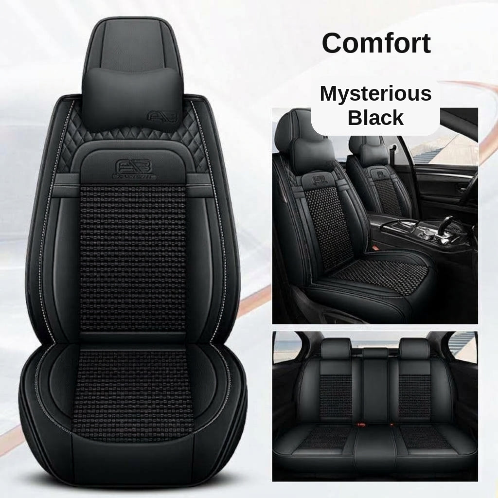 Car seat cushion new all-enclosed special seat cover four seasons universal leather seat cover summer ice silk cartoon seat cushion cover