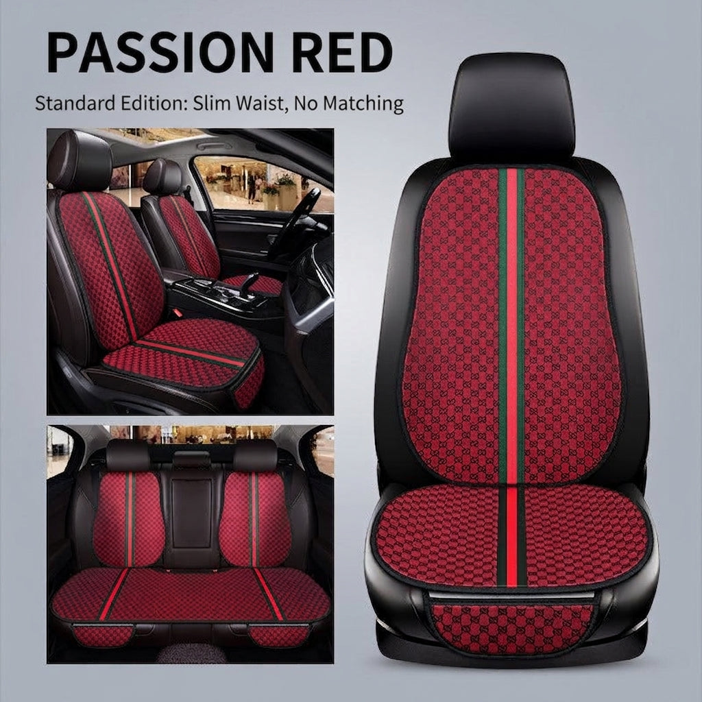Car seat cushion all-season universal Kuqi three-piece set