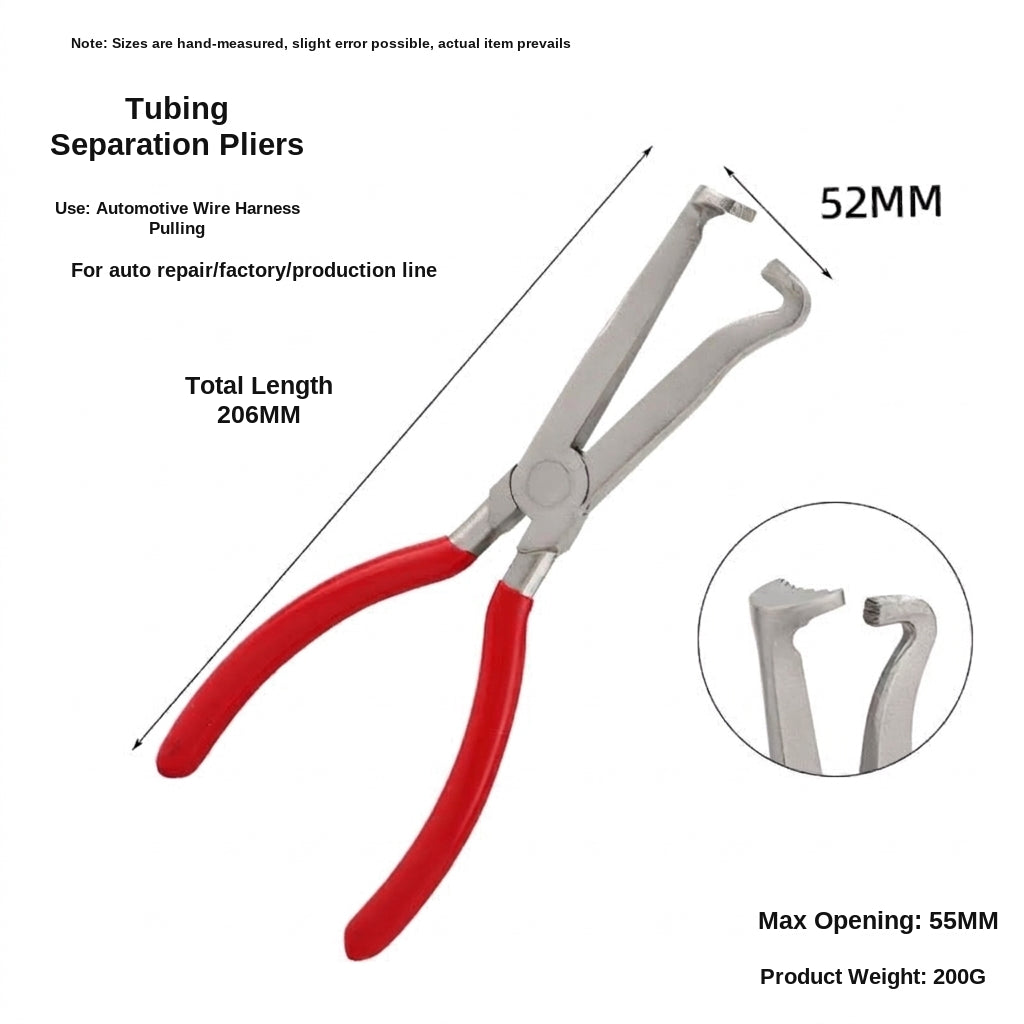 Cross-border automotive repair tool sets, gasoline pipe joint disassembly pliers, car ring separators, pipe bundle pliers, wholesale