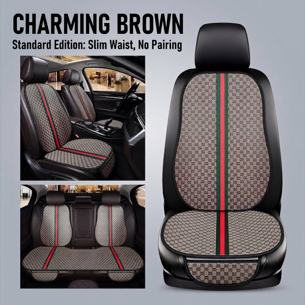 Car seat cushion all-season universal Kuqi three-piece set