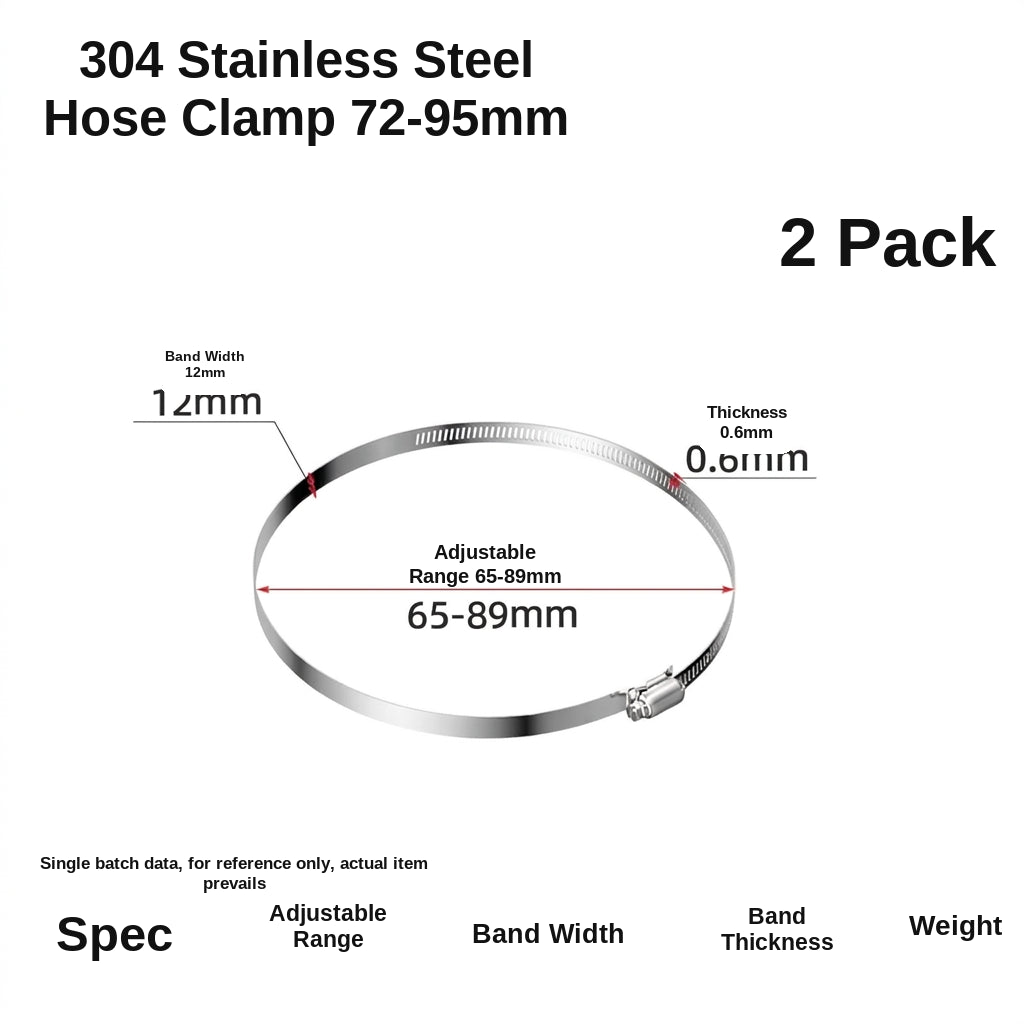 Stainless steel handle, hose hoop, hand screwing, clamping, holding hoop, pipe hoop, water pipe tightening hoop, gas pipe fixing, clamping buckle